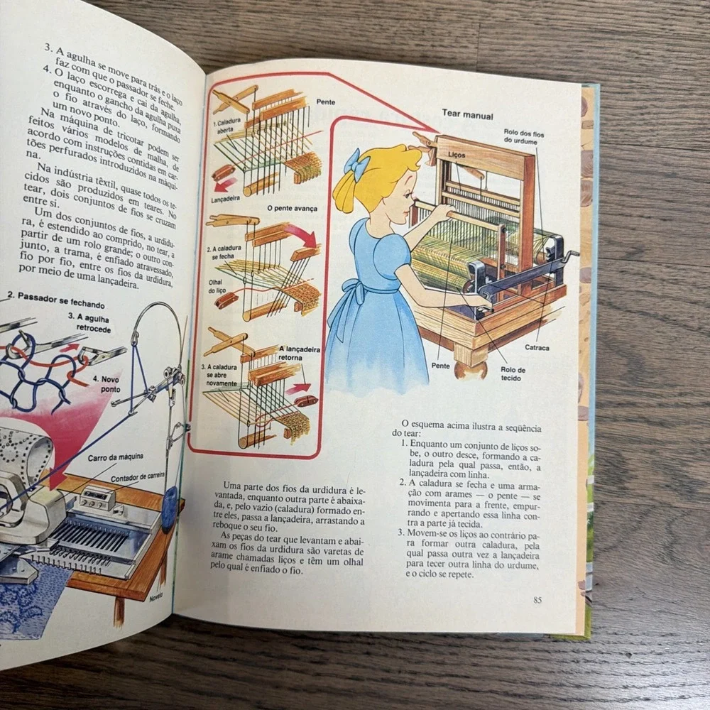 Vtg 1982 WALT DISNEY'S A Casa Saiba Funciona How It Works In The Home Portuguese